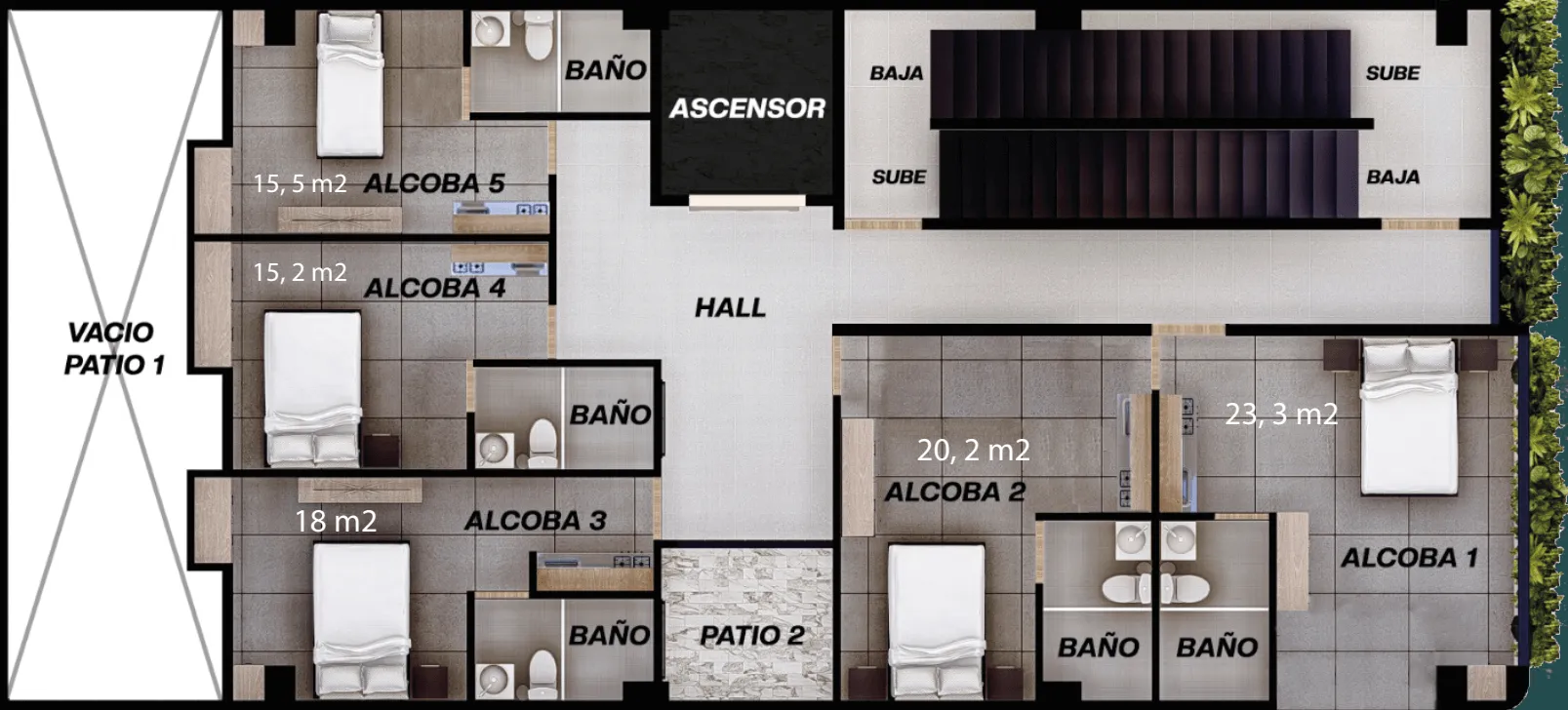 Real Estate Projects in Colombia, Antioquia, Sabaneta / Investments, Apartments, Real Estate, New Housing, Real Estate Investment for Airbnb 2
